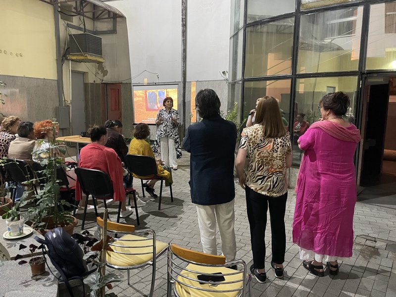 Bożena Szroeder w Gruzji 1