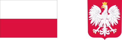 Barwy Rzeczypospolitej Polskiej i wizerunek godła Rzeczypospolitej Polskiej
